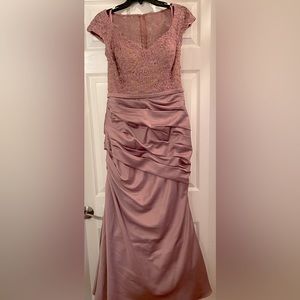 La Femme Mauve Pink Gown, Size 8, Used Once